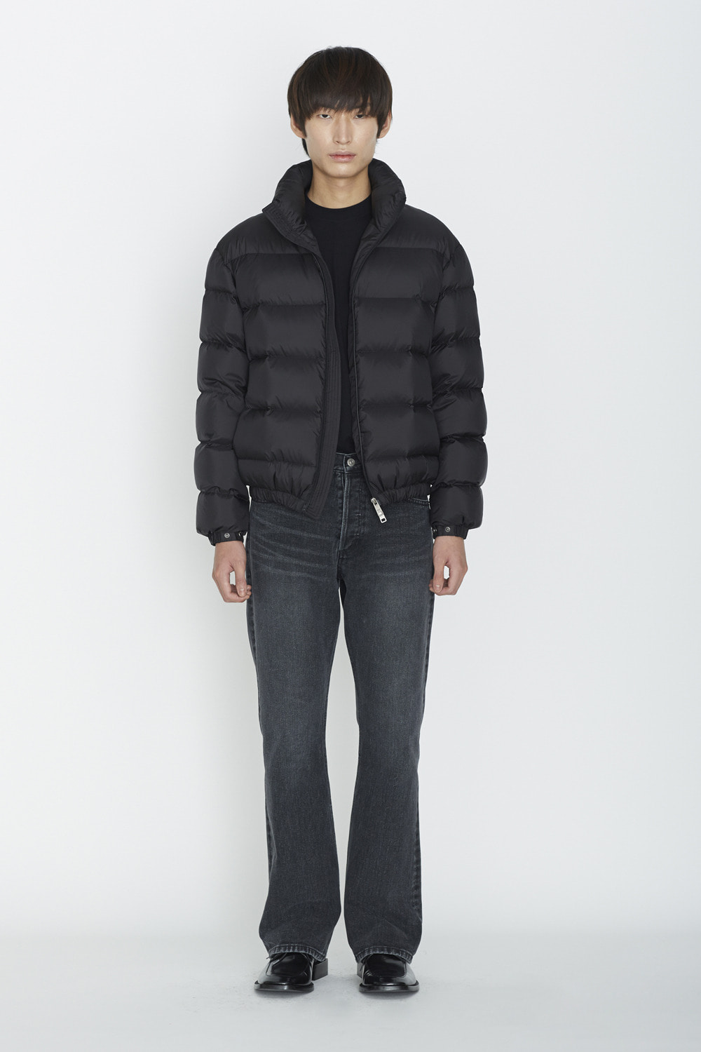 [-50%] 20FW / 로고 뉴 다운 재킷 IN 블랙