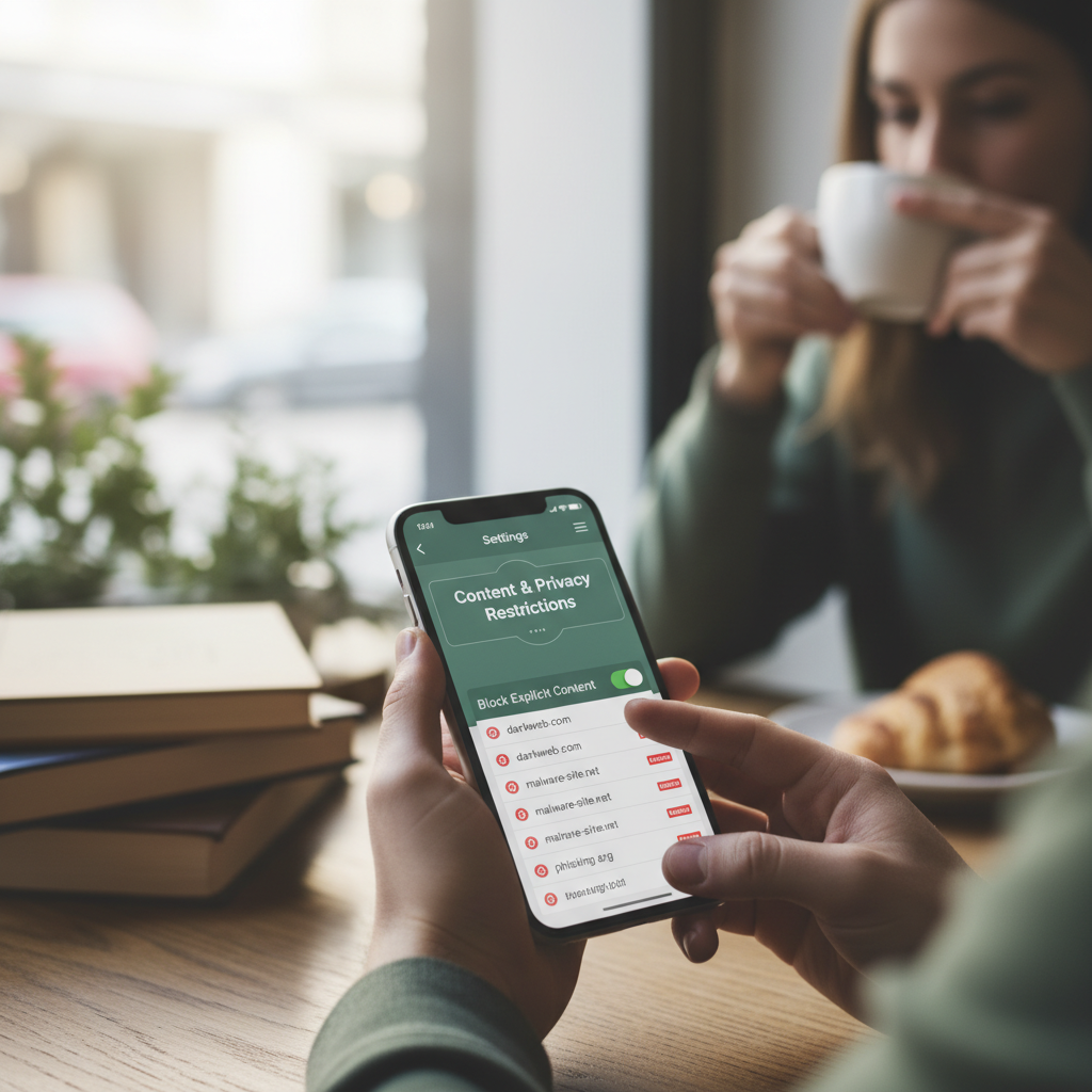 휴대폰 유해 사이트 차단 방법